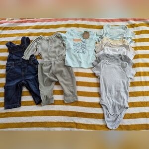 6-12 month infant clothing boys bundle